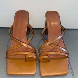 Brown Princess Polly Kitten Heels Size 7.5